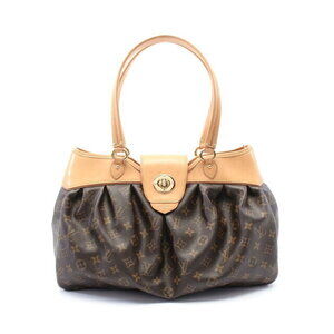 Louis Vuitton Boetie handbag canvas leather Monogram brown